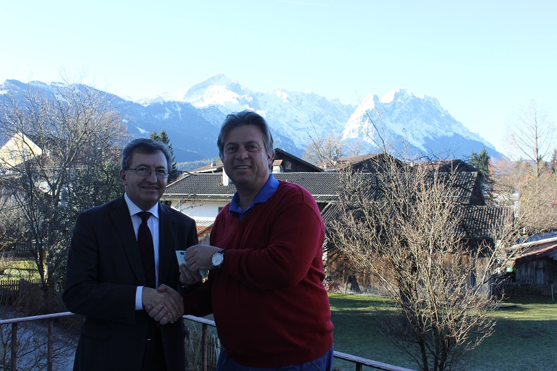 v.l. Pfarrer Kontizer, Wolfgang Utz